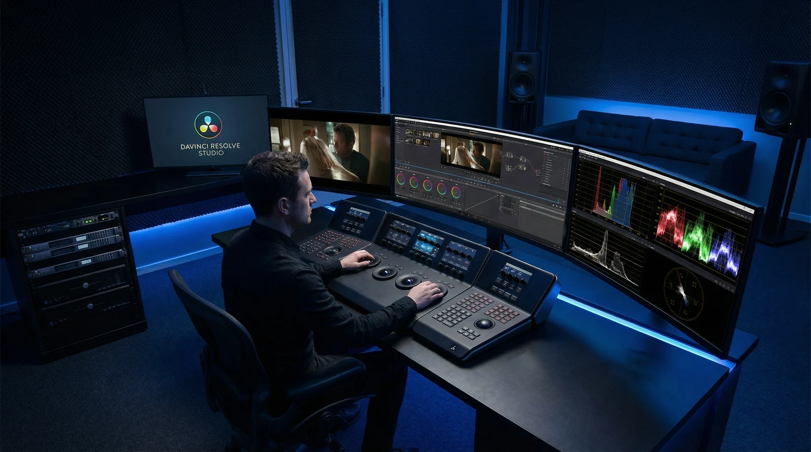 国产自拍专业调色后期制作室