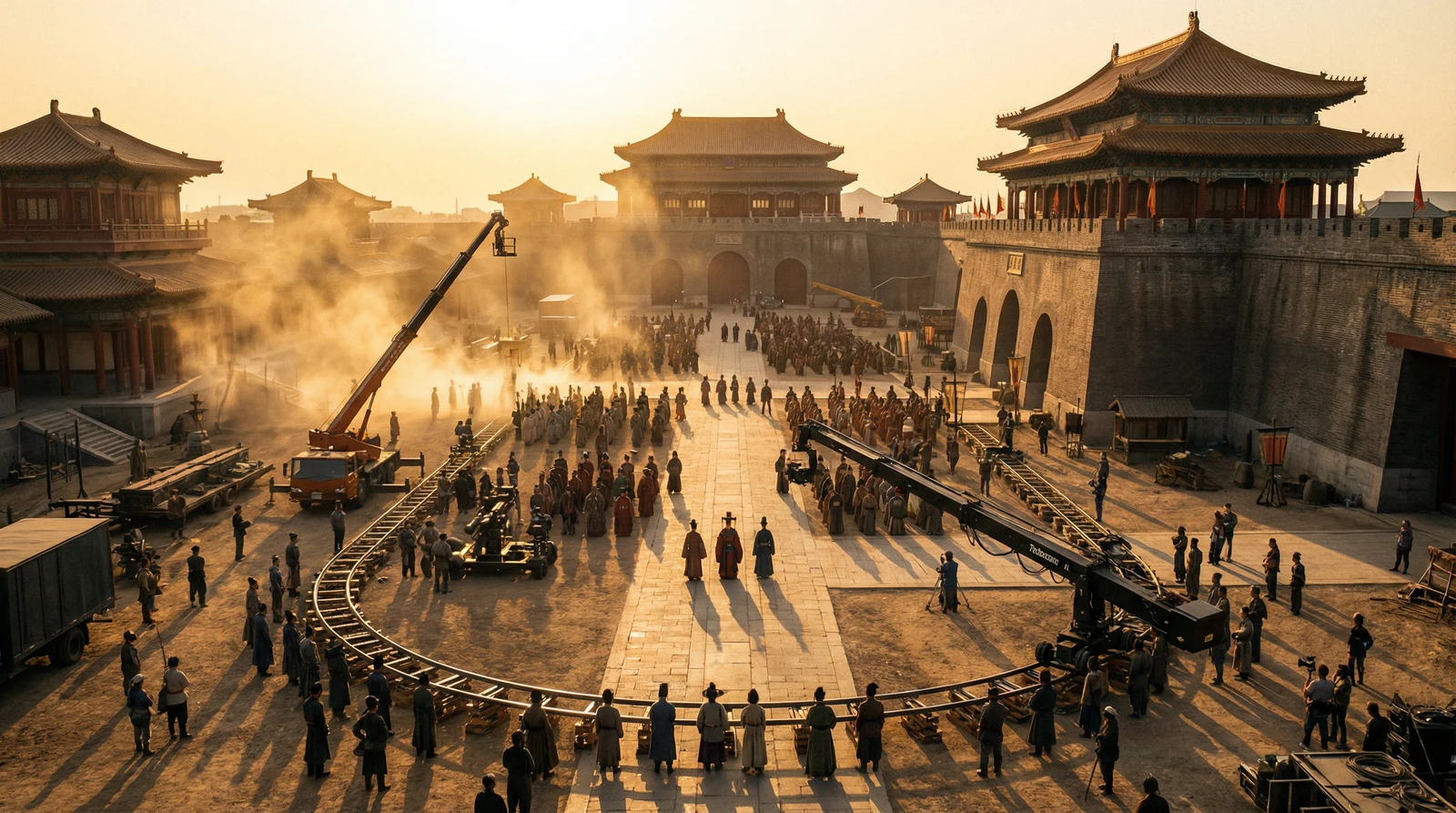 国产自拍国产视频栏目大型影视拍摄基地全景